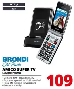 Comet BRONDI AMICO SUPER TV SENIOR PHONE offerta