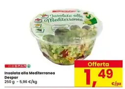 Interspar Insalata alla Mediterranea Despar offerta