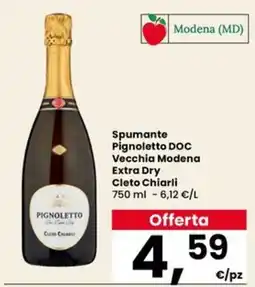 Interspar Spumante Pignoletto DOC Vecchia Modena Extra Dry Cleto Chiarli offerta