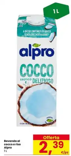 Interspar Beveranda al cocco e riso Alpro offerta