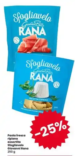 Interspar Pasta fresca ripiena assortita Sfogliavelo Giovanni Rana offerta