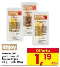Interspar Tramezzini gusti assortiti Despar Enjoy offerta
