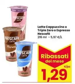 Interspar Nescafe Latte offerta