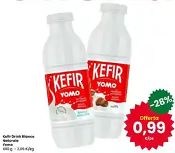 Interspar Kefir Drink Bianco Naturale Yomo offerta