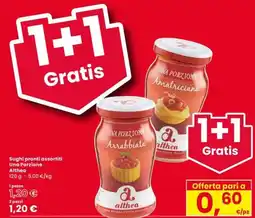 Interspar Sughi pronti assortiti Una Porzione Althea offerta