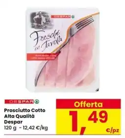 Interspar Prosciutto Cotto Alta Qualità Despar offerta