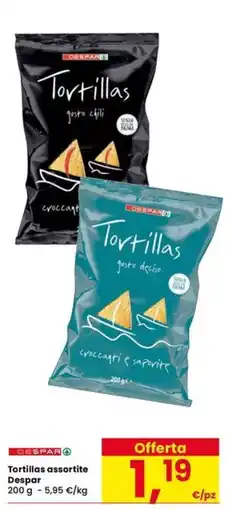 Interspar Tortillas assortite Despar offerta