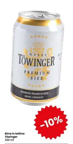 Interspar Birra in lattina Töwinger offerta