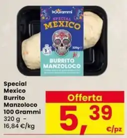 Interspar Special Mexico Burrito Manzoloco offerta