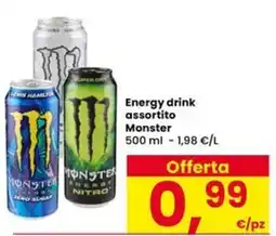 Interspar Energy drink assortito Monster offerta