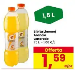 Interspar Bibita Limone/Arancia Gatorade offerta
