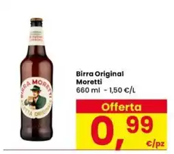 Interspar Birra Original Moretti offerta