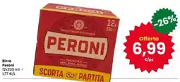 Interspar Birra Peroni offerta