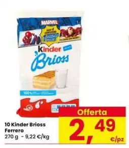 Interspar Kinder Brioss Ferrero offerta
