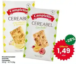 Interspar Biscotti Cereabel assortiti Campiello offerta