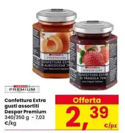 Interspar Confettura Extra gusti assortiti Despar Premium offerta