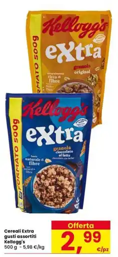 Interspar Cereali Extra gusti assortiti Kellogg's offerta