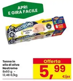 Interspar Tonno in olio di oliva Nostromo offerta