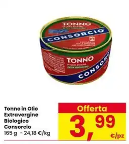 Interspar Tonno in Olio Extravergine Biologico Consorocio offerta