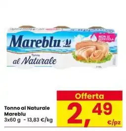 Interspar Tonno al Naturale Mareblu offerta