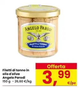 Interspar Filetti di tonno in olio d'oliva Angelo Parodi offerta