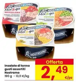 Interspar Insalate di tonno gusti assortiti Nostromo offerta