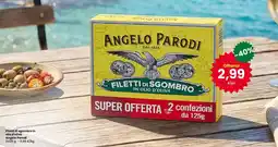 Interspar Filetti di sgombro in olio d'oliva Angelo Parodi offerta