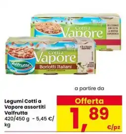 Interspar Legumi Cotti a Vapore assortiti Valfrutta offerta