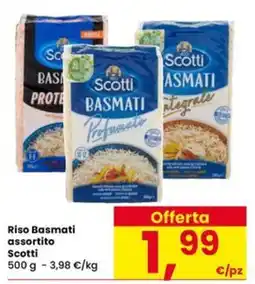Interspar Riso Basmati assortito Scotti offerta