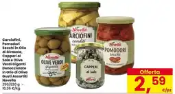 Interspar Carciofini, Pomodori Secchi in Olio di Girasole, Capperi al Sale Novella offerta
