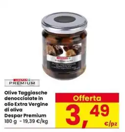 Interspar Olive Taggiasche denocciolate in olio Extra Vergine Despar Premium offerta