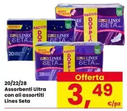 Interspar Assorbenti Ultra Lines Seta offerta