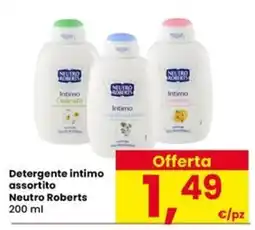 Interspar Detergente intimo assortito Neutro Roberts offerta