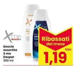 Interspar Doccia assortita X me Despar offerta