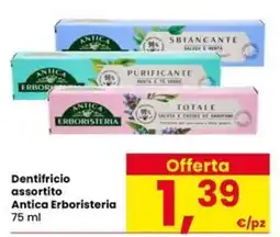 Interspar Dentifricio assortito Antica Erboristeria offerta