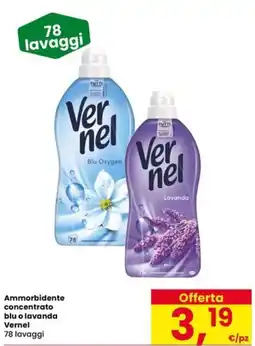 Interspar Ammorbidente concentrato Vernel offerta