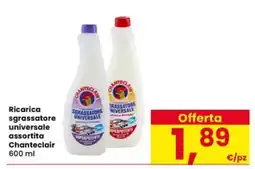 Interspar Ricarica sgrassatore universale assortita Chanteclair offerta