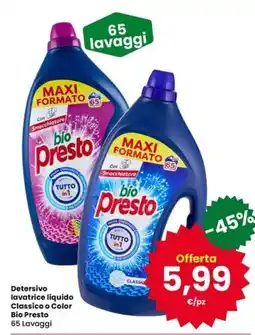 Interspar Detersivo liquido lavatrice Bio Presto offerta