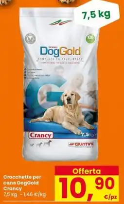 Interspar Crocchette per cane DogGold Crancy offerta
