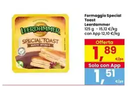 Interspar Formaggio Special Toast Leerdammer offerta