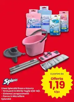 Interspar Linea Splendid Rosa e Azzurro offerta