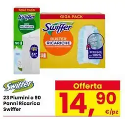 Interspar Piumini o Panni Ricarica Swiffer offerta