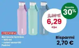 Interspar Borraccia termica Pedrini offerta