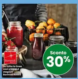 Interspar Vasi e tappi 4 stagioni Bormioli Rocco offerta