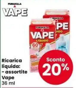 Interspar Ricarica liquida Vape offerta