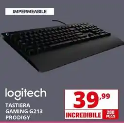Comet Logitech tastiera gaming G213 prodigy offerta