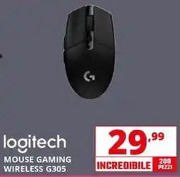 Comet Logitech mouse gaming wireless G305 offerta