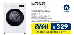 Esselunga Lg lavatrice slim F4NA10S7NWK offerta