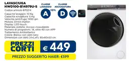 Esselunga Haier lavasciuga HWD100-B14979U-S LAVAGGIO offerta