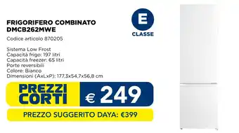 Daya frigorifero combinato DMCB262MWE